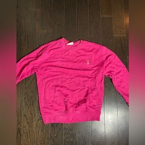 Ami Paris Coeur Logo Pink Sweatshirt size XL
